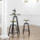Round Solid Wood Top with Solid Wood Base Dining Table