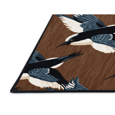  Tapis lavable oiseaux Martin
