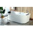 67'' x 33.5'' Whirlpool Plastic / Acrylic Bathtub with Faucet