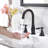 Widespread 2-handle Bathroom Faucet with Drain Assembly-86794406