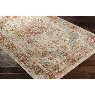 Tapis oriental crème / rouille Gorsuch