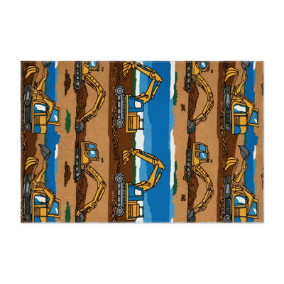 Tapis intérieur et extérieur brun Transport