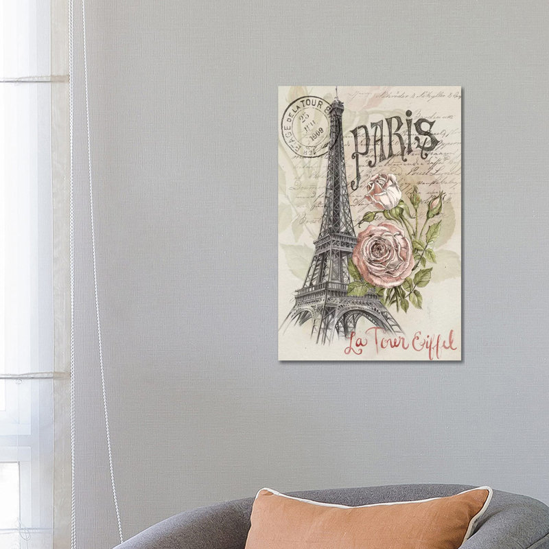 Paris Sketchbook I by Jennifer Paxton Parker - Wrapped Canvas Painting, 66.04 cm H x 45.72 cm W x 3.175 cm D