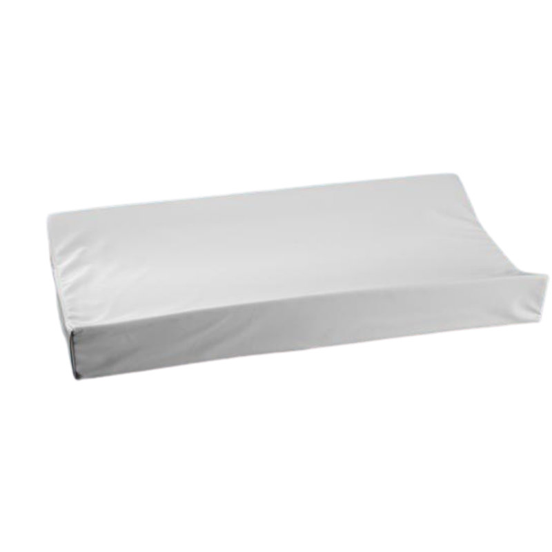 White Polyester Blend Contour Changing Pad with Straps