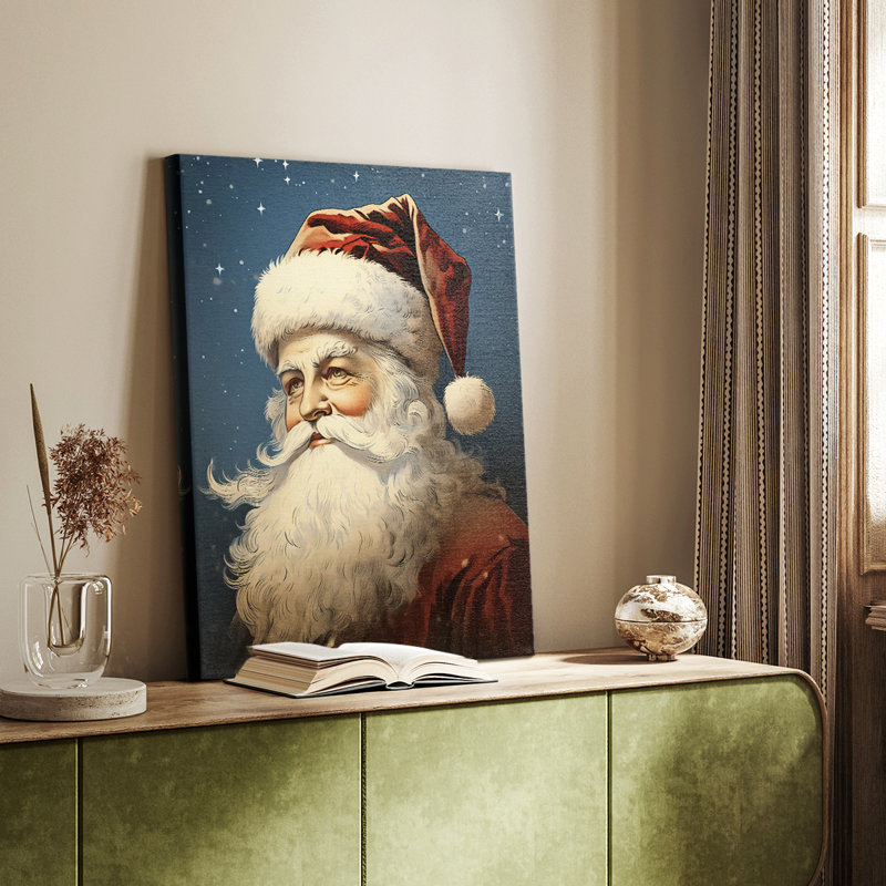 Fêtes de Noël, art III, galerie Cavas personnalisée, H 18 po x l 12 po