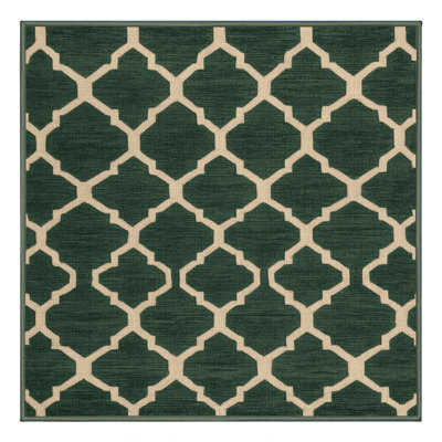 Tapis vert en treillis lavable à la machine