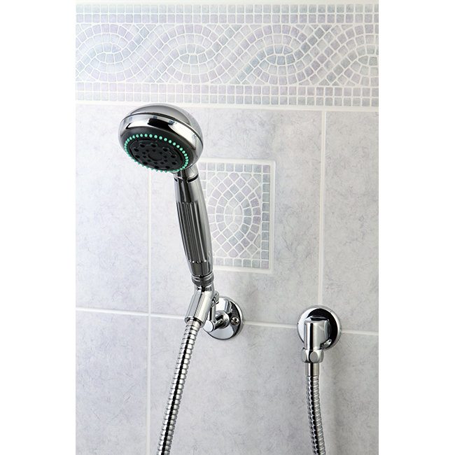 Combinaison de douche en laiton Kingston Kingston, Chrome poli