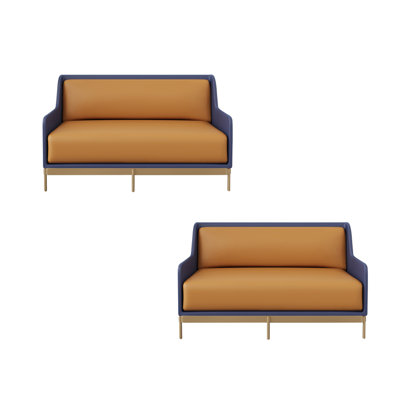 Banc rembourré en similicuir italien Italian Luxury Luxury