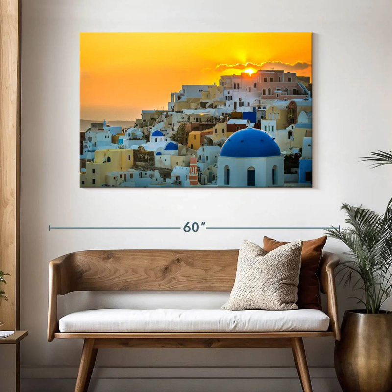Ravi Oia Sunset Glow, 32" H x 48" W