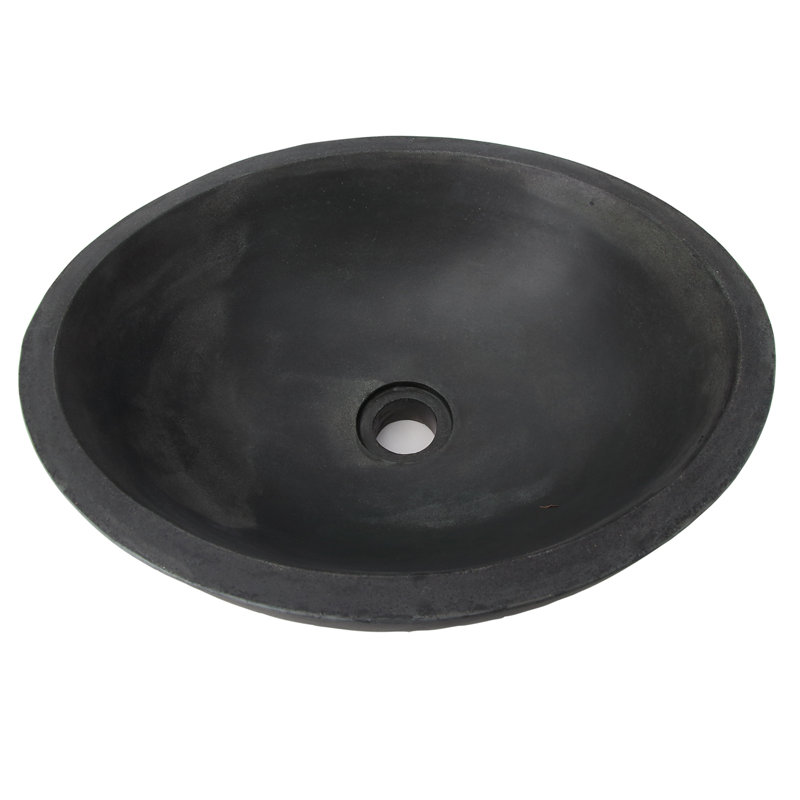 Barclay Caspar 13.5'' Concrete Oval Bathroom Sink, Copper Green