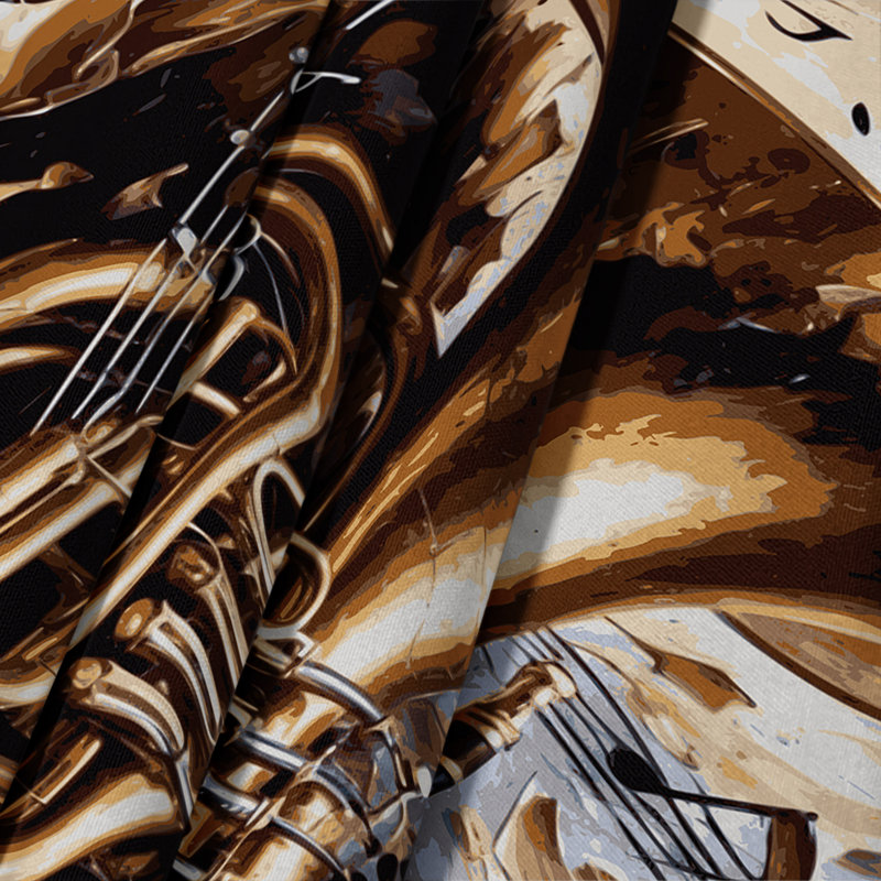 Tapisserie murale «Music Tuba», 26 po x 36 po