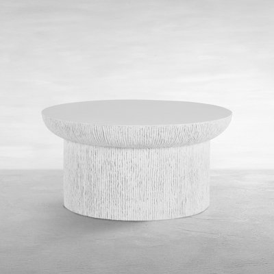 Brant Round Coffee Table - Natural Stone