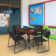 Kee Mobile Square Breakroom Table and Chair Set