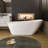 Freestanding Soaking Acrylic Bathtub