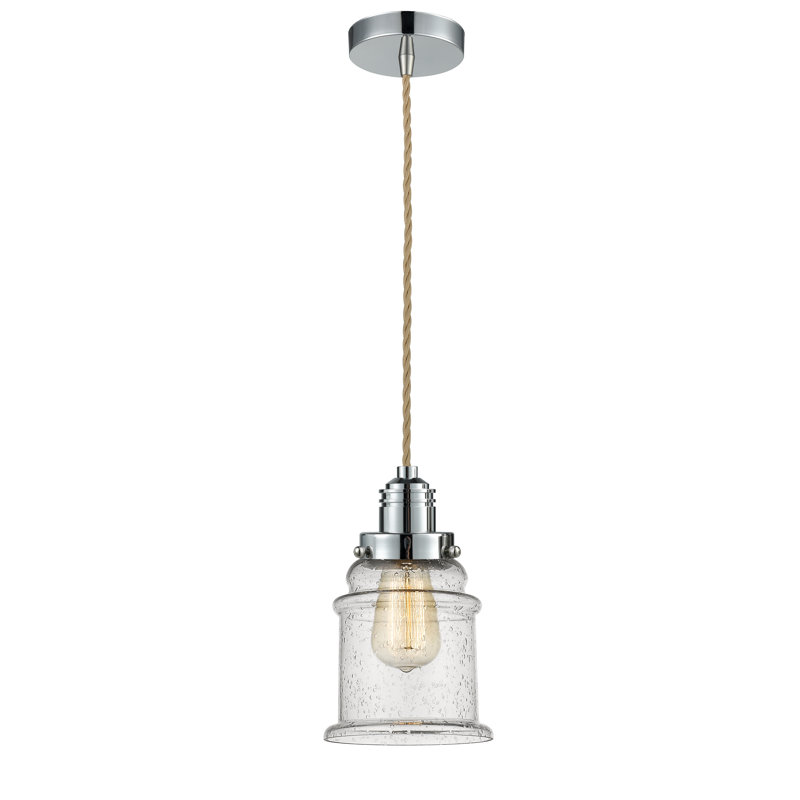 Cecil 1 - Light Single Pendant, Polished Chrome