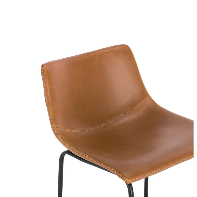 Tabouret Farin (ensemble de 3), Tabouret de bar (siège d’une hauteur de 30 po), Tanné