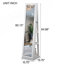 Armoire à bijoux avec miroir pivotant à 360 °-1015874484