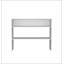 Console blanche avec rangement ouvert-1362854100