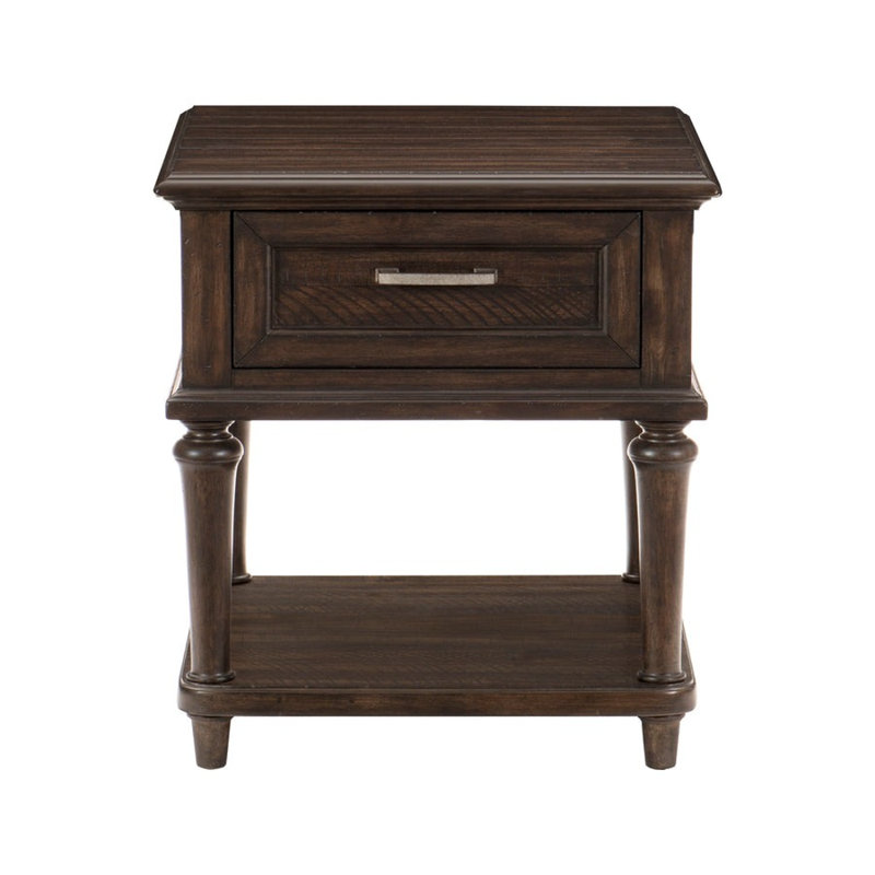 Table de bout Takyrah, Gris anthracite