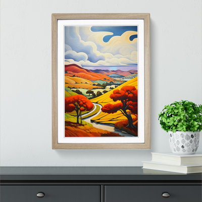 Landscape Deco - Single Picture Frame Print on Wood