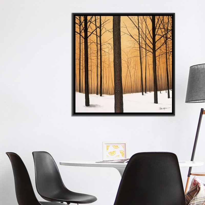 «Winter Warmth» par Patrick St. Germain, impression sur toile tendue, H 37 po x l 37 po x P 1,5 po, Toile tendue