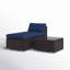 Chaise de patio avec coussins Mcgahan