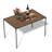 Hararat Modern 5-Piece Dining Set Rectangular Table Upholstered ChairsDining Room Breakfast Nook-569631378-569631380