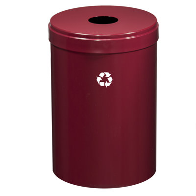 Steel Open Outdoor Trash/Recycling Bins