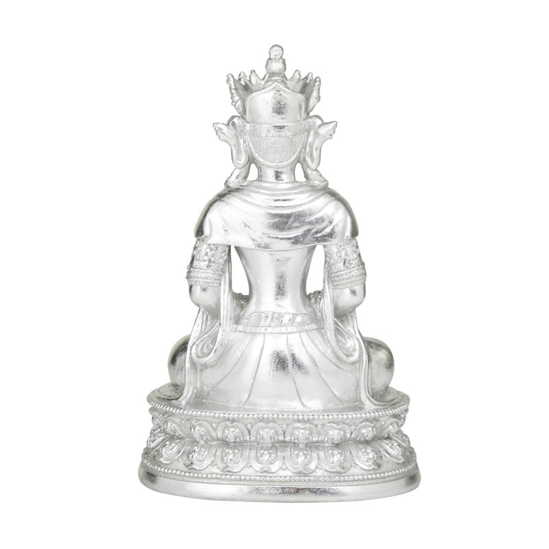 Statue de Bouddha en résine, H 11,9 po x l 7,6 po x P 5,1 po