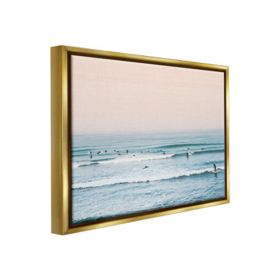 "Pastel Surfer Scene" par Sissi et Seb sur toile