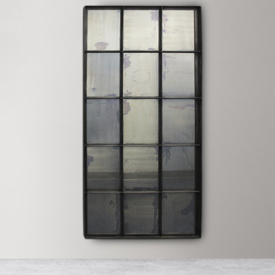 Yavonia Metal Rectangle Wall Mirror