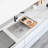 Core Workstation Sink Bamboo Cutting Board Set with 1 Collapsible Container-57800707