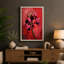 Magenta Carnation Botanical - Wrapped Canvas-2029368982-2029368970