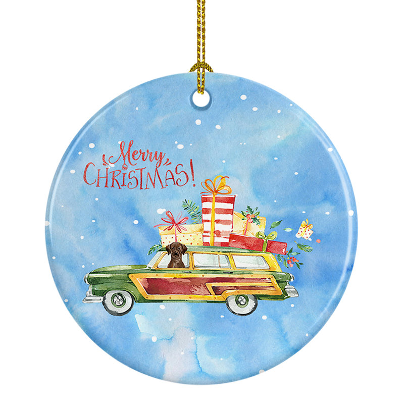 Ornement suspendu Merry Christmas