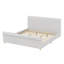 Base de lit plateforme avec pied de lit roulé et tête de lit haute pour une durabilité accrue-99028493