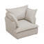 Fauteuil en chenille - fauteuil d'appoint moderne et fauteuil simple