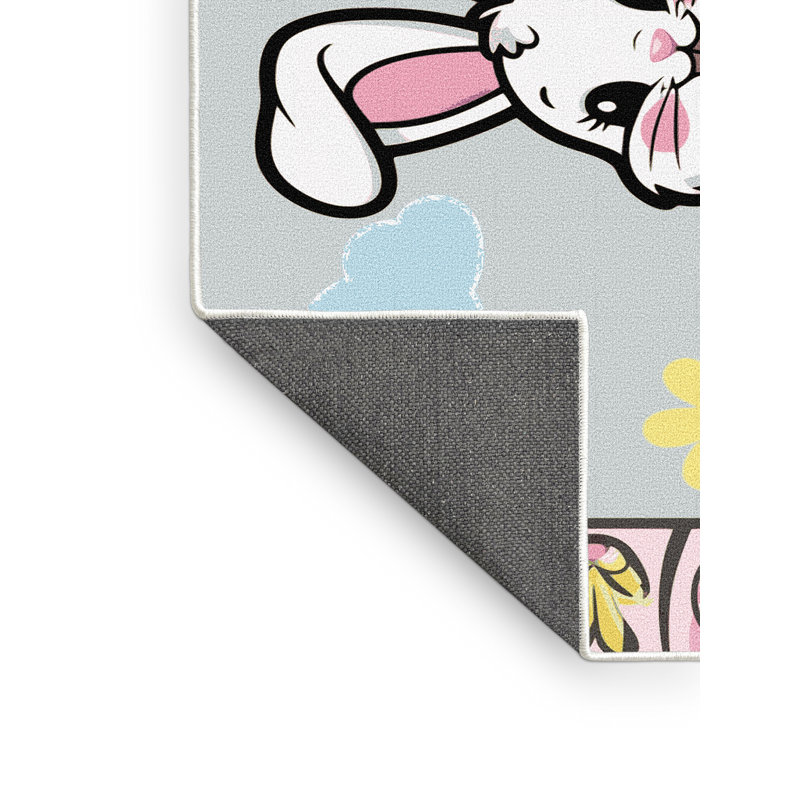 The Holiday Aisle® Easter Spring Holiday Rug, Rectangle 2' x 3'