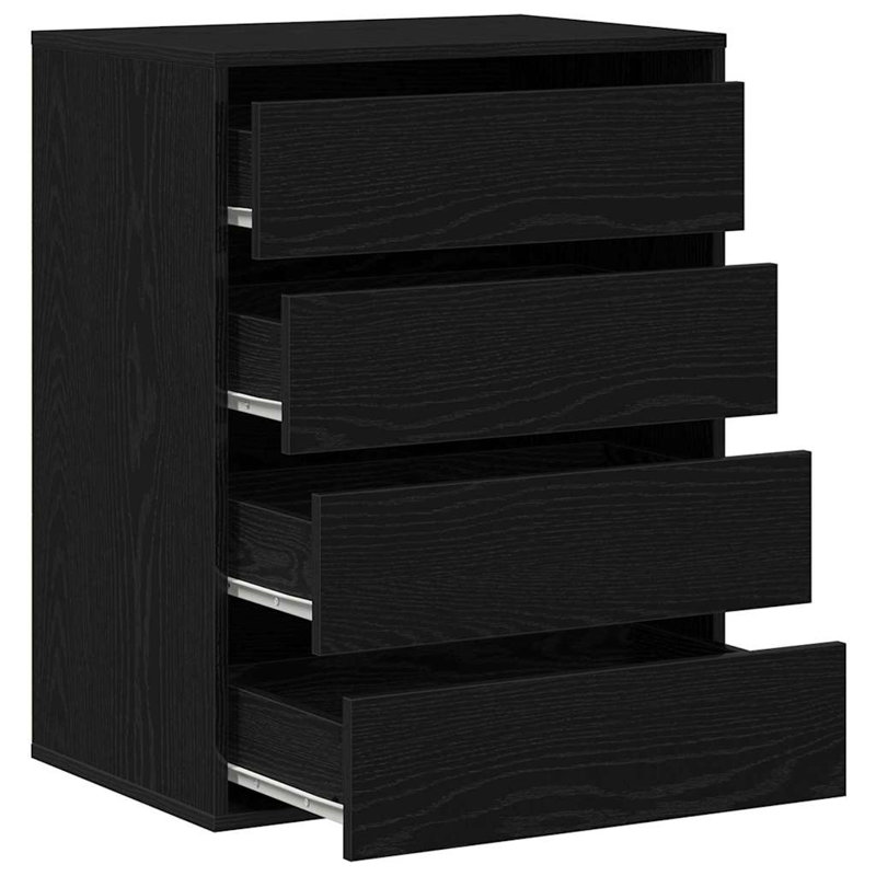 Rectangle Accent Chest, 76cm H x 60cm W x 41cm D, Black Oak