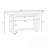 Rectangle Console Table With Thick Wood Legs-63502086-63502104