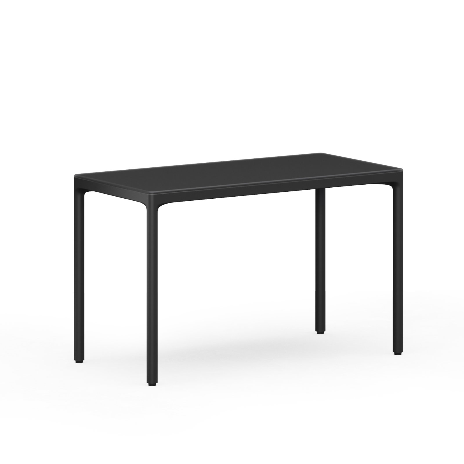 Luma Office - Stationary Desk, 29" H x 48" W x 24" D, Black