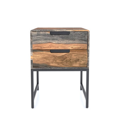 Ania Side Table with Storage