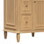 Meuble-lavabo de 24 po de largeur avec lavabo, 1 tiroir rabattable et 2 tiroirs, tablette réglable, naturel