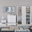 Maybery 3 Piece Bedroom Set (1 Drawer Bedside Chest, 5 Drawer Chest, 3 Door Wardrobe), (5)-1907633463