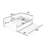 Full XL Upholstered Daybed with LED Light and Trundle-1090008171