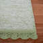 Tapis de couleur unie en coton tissé à la main Mohnton-23025302