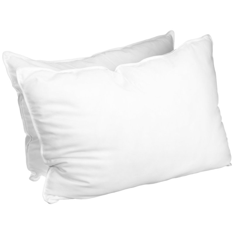 Superior Down Alternative Hypoallergenic Medium Weight Bed Neck Support Pillow , King Pillow: 20" x 36", Pack of 2 Pillows
