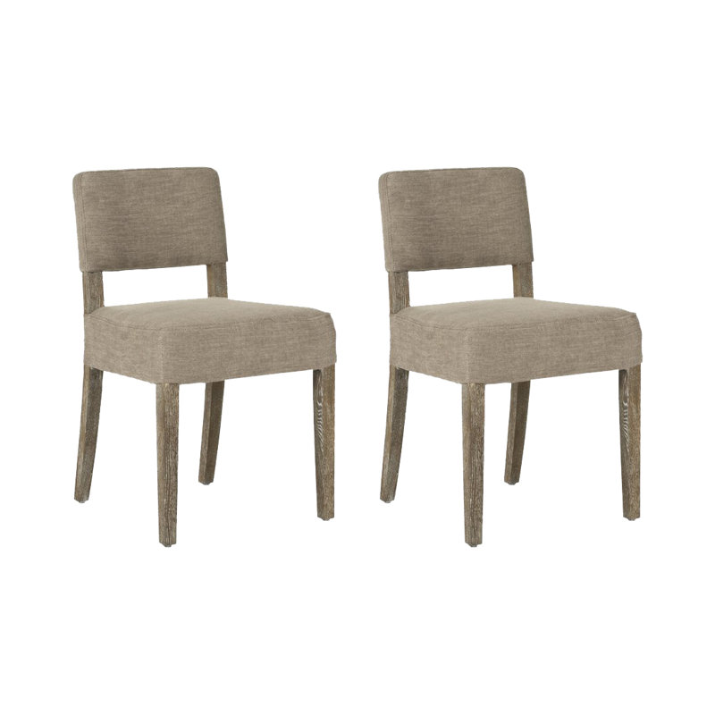 Olivia 49cm H Linen Upholstered Side Chair