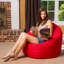 Fauteuil à billes pour enfants, adolescents et adultes - Rempli de perles souples, comprend une housse amovible et lavable à la machine - Plusieurs couleurs, tailles et tissus, y compris nylon doux et toile avec motifs-1444740332-1446479208