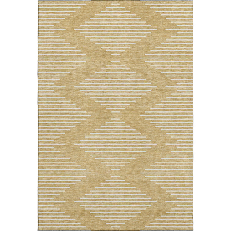 Premium Machine Washable Colmenero AMF1016 Geometric Rug