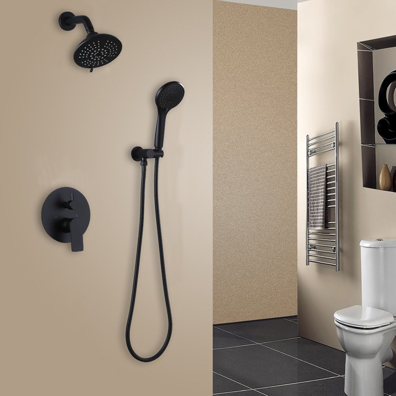 Système de douche complet avec valve brute